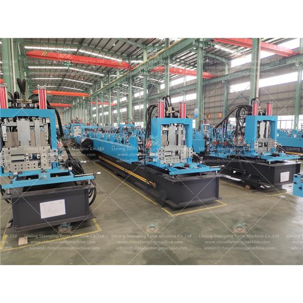 Roof Truss Purlin Roll Forming Machine One Piece Cast Intermediate Plate Cz Adjustable
