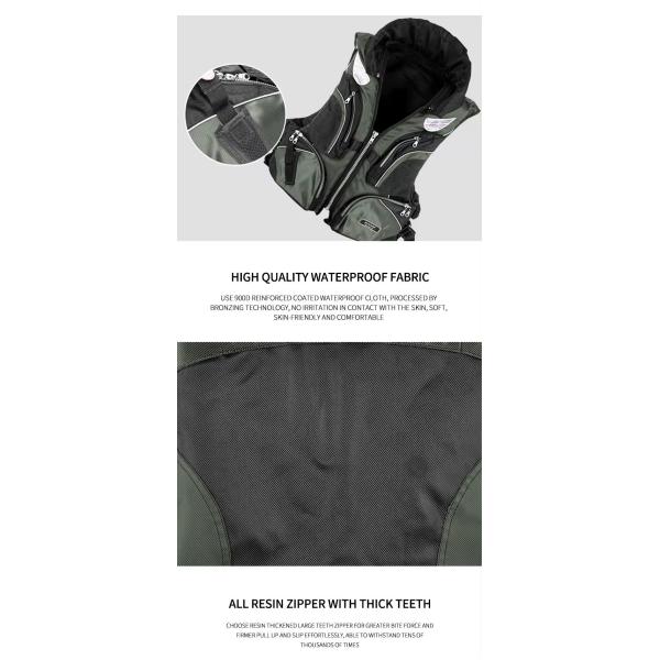 CCS Certificates Marine Lifesaving Fish Suit Portable Multi-pocket Detachable Rock Fishing Vest