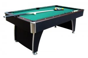 China Solid Wood American Pool Table , Indoor Pool Table With Conversion Top wholesale