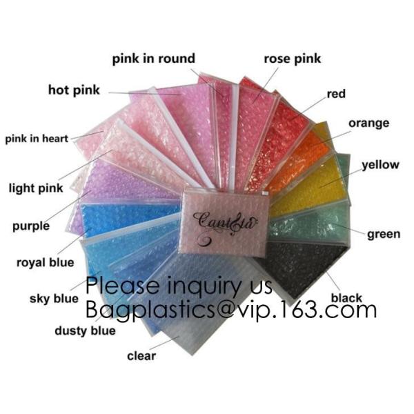 Best Seller Waterproof Cosmetic k Bubble Bag/Custom Printing PVC Bubble Mailer With Zipper, bagease, bagplastics
