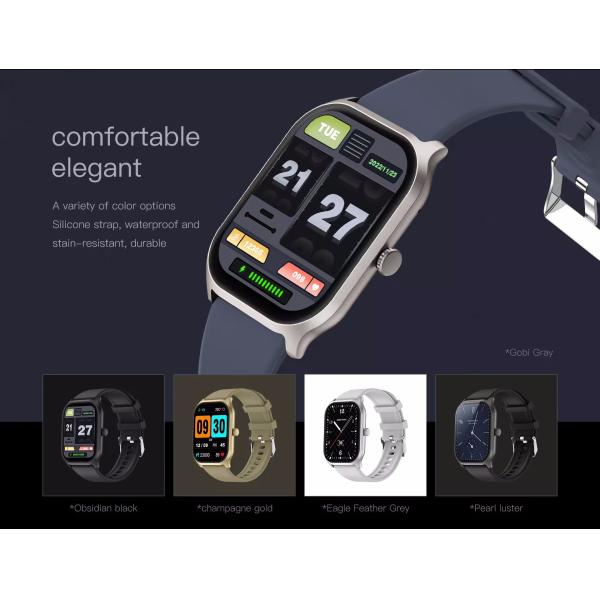 Sport Smart Watch Ip68 Waterproof ZL77J Smart Watch Voice Assistant Fitness Tracker