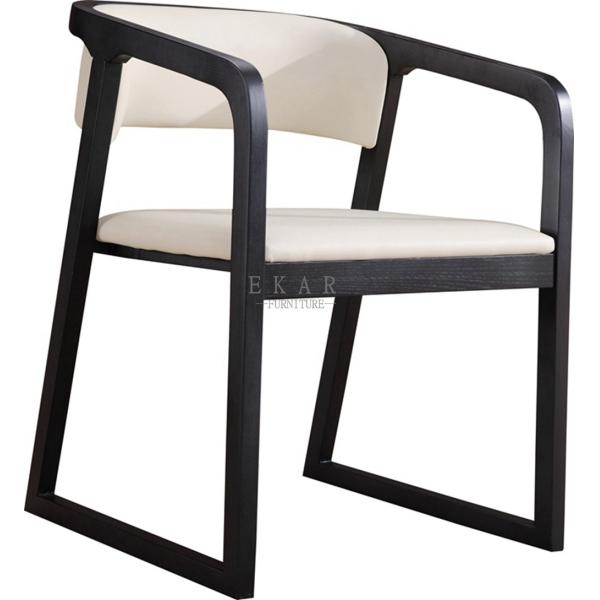Nordic Style Leather Designer Modern Dining Chair