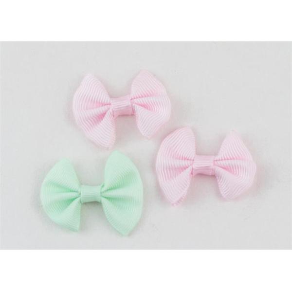 White Ribbon Bowknot Hair Clips Thick Ribbon Bow Garment Accessory