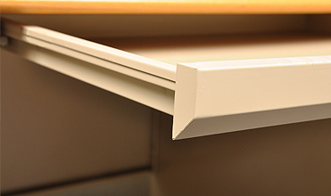 I Shaped 0.6mm 1600mm Length Modern Office Table