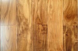 China Golden hand scraped wood flooring acacia wholesale