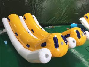 China Commercial 4 Persons Inflatable Water Toys / Inflatable Banana Boat Towable Tube For Skiing On Water wholesale