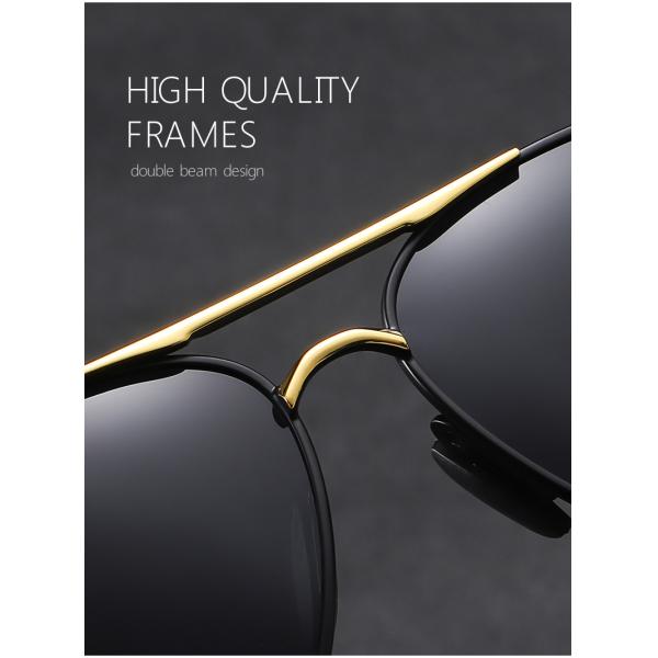 Ultra Lightweight Rectangular Polarized Stylish Sunglasses UV400 Protection