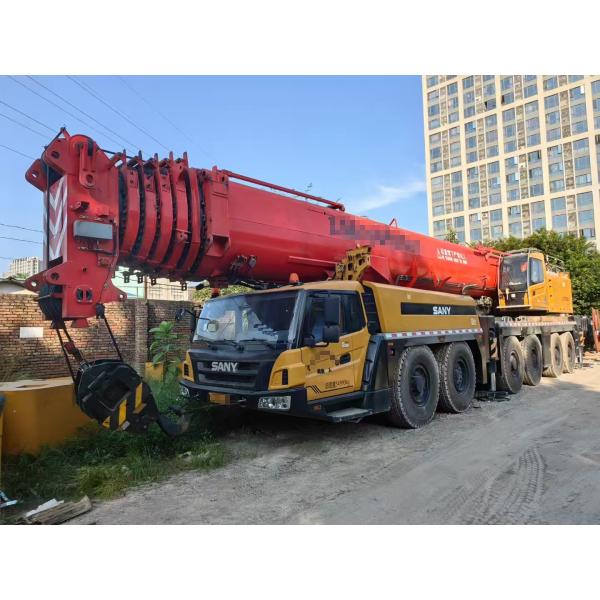 SANY SAC3000T Used Truck Cranes 300 Ton Mobile Crane with Hydraulic Straight Arm Boom Type 2021 Year Production Date
