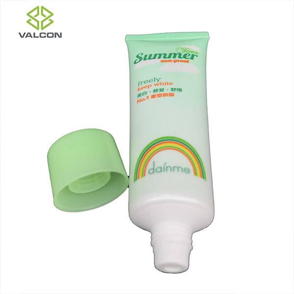 Green Pharmaceutical Tube Packaging , 50 ML Cream Tube Packaging Screw Cap