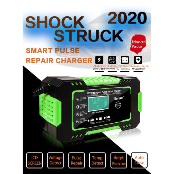 Caravan PWM Smart Battery Charger 12V 6A With Pulse Repair