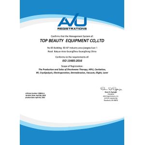 Top Beauty Equipment Co., Ltd Certifications