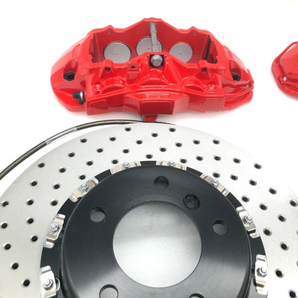 Jekit 6 Pot Big Brake Kit Red Caliper 380*36mm Disc Floating Bell