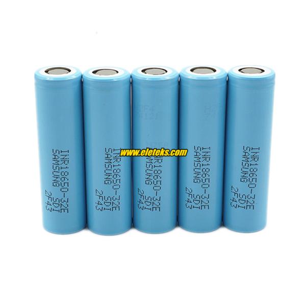 Samsung INR18650-32E 3200mAh 3.7V 10A high drain li-ion batteries high capacity cells Authentic 18650 battery from Korea