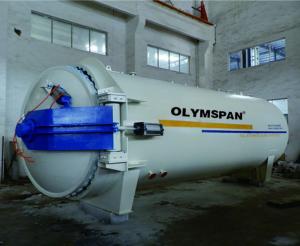 China Composite Autoclave with limit block and safety valve and interlock on sale