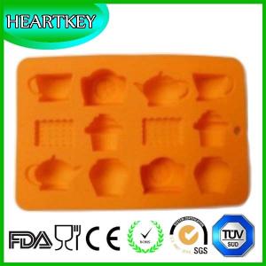 China DIY Multiple Patterns Shaped Silicone Cake Soap Chocolate Jelly Mold with 8 Holes on sale