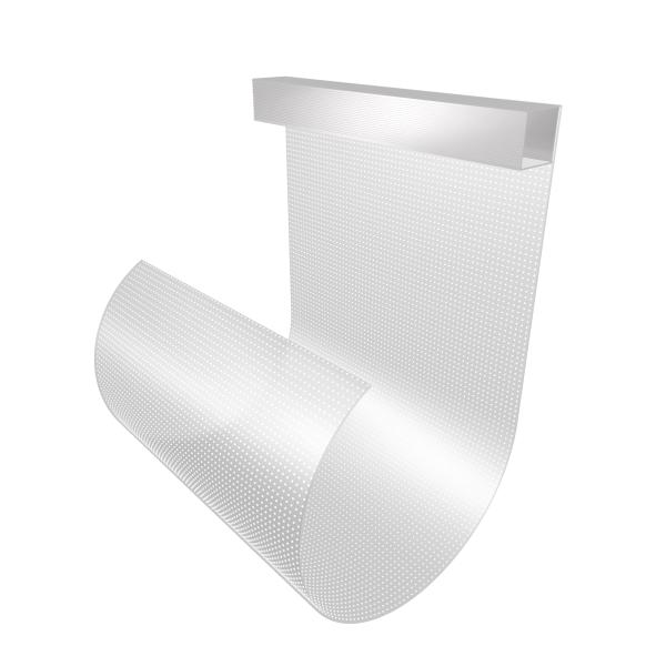 Indoor Curtain Super Slim LED 3D Glass Film , Transparent Flexible LED Display Screen Panel