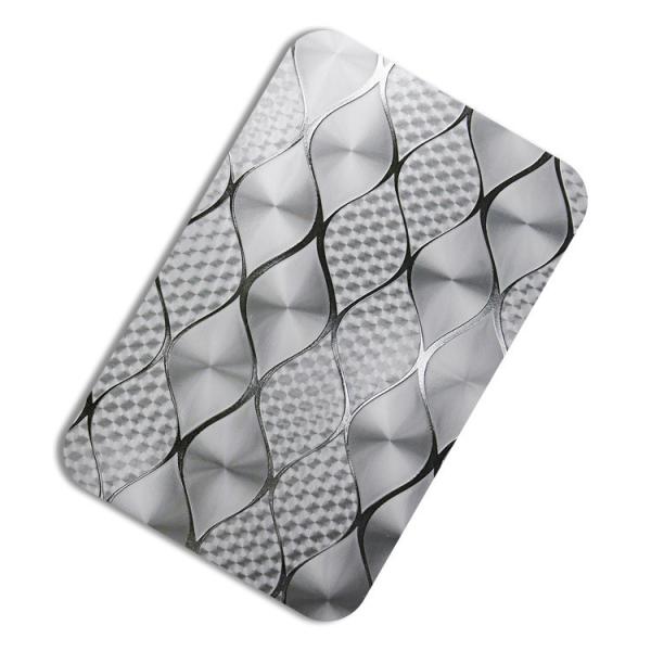 Ss Embossed Metal Sheets Stainless Steel Plate 4 X 8 Decorative Interior Wall Paneling