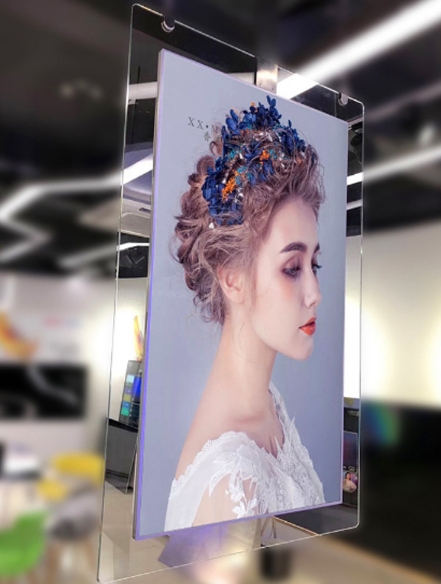 43" Ceiling Mount Double Sides Android LCD Advertising Screen