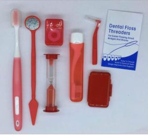 China Dental Orthodontic Oral Kit Dental Brush Ties Toothbrush Interdental brush Floss Oral Care Kit wholesale