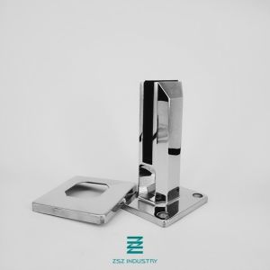 Buy cheap Stainless Steel 304 or 316 Frameless Glass Spigots Square Model 50x50x160mm from wholesalers