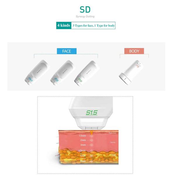 Multi-functional MFU RF HIFU Machine for Face and Body Skin Tightening and Lifting with 4 Handles and 10 Cartridges