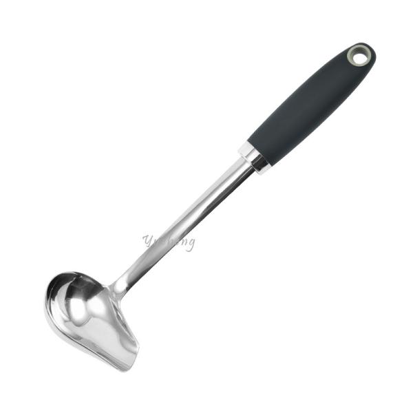 Cooking Tool Set Kitchen Gadgets Cookware Utensils Tools Stainless steel Kitchen Accessories Soft handle Black color