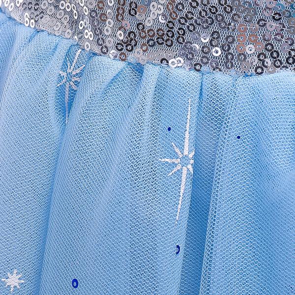 140CM Children'S Dress Up Costumes Princess Dresses Mesh Cape Detachable