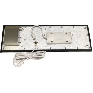 Customized Layout Industrial Metal Keyboard Brushed SS For Kiosk