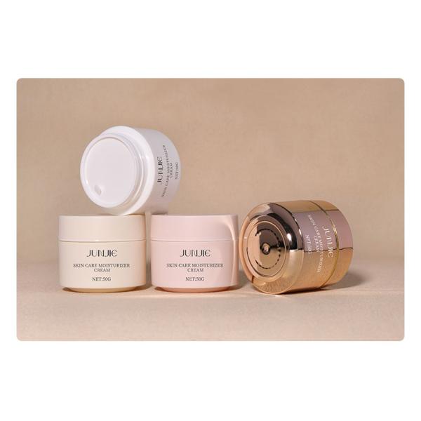 Round PP Plastic Jars 50g Custom Made Cosmetic Containers With Screw Top