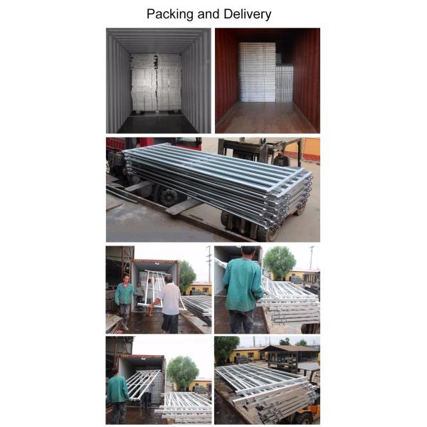 Portable Heavy Duty Galvanized Cattle Yard Horse Fence Panel livestock panels