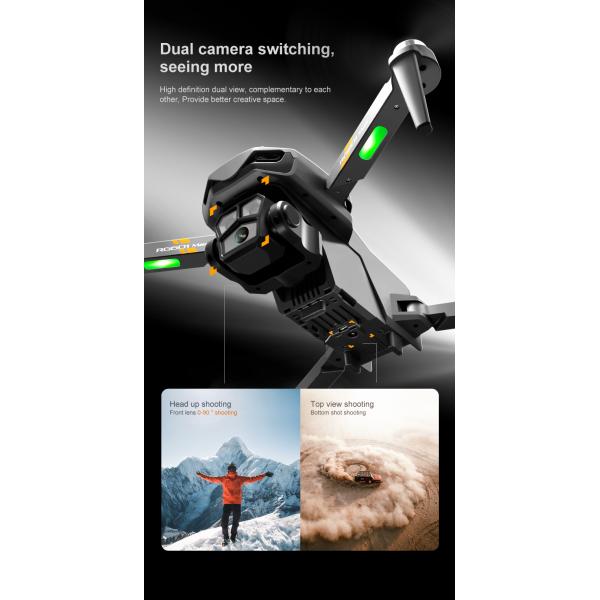 18 mins Flying Time Rg601 Max 5g Gps Drone Dual 4k Hd Camera Optical Flow Wifi Fpv Brushless Quadcopter Rc Professional Drone