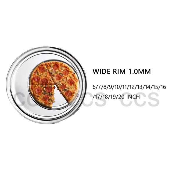 11 inch perforated round punched pizza pan with holes baking tray aluminum pizza pan tray bandejas para panaderia