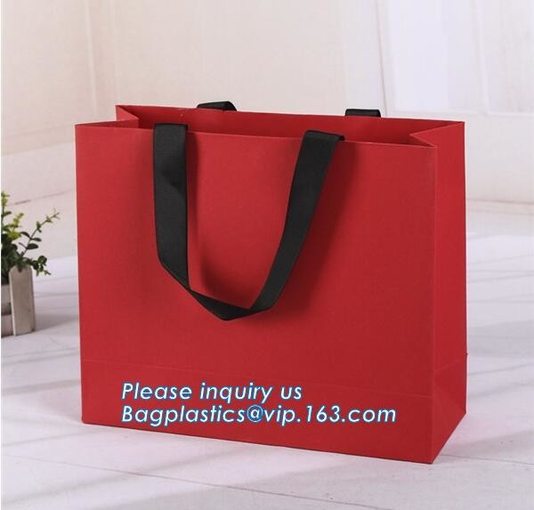 Custom Your Own Logo Design Printed Durable Shopping Carrier Packing 210Gsm Clothes Art Coated Paper Bag, bagease packag