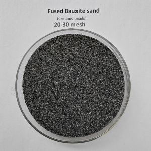 China 20-30 MESH Lost wax casting sand fused bauxite sand ceramsite foundry sand beads AFS fused ceramic sand 20-30 mesh on sale