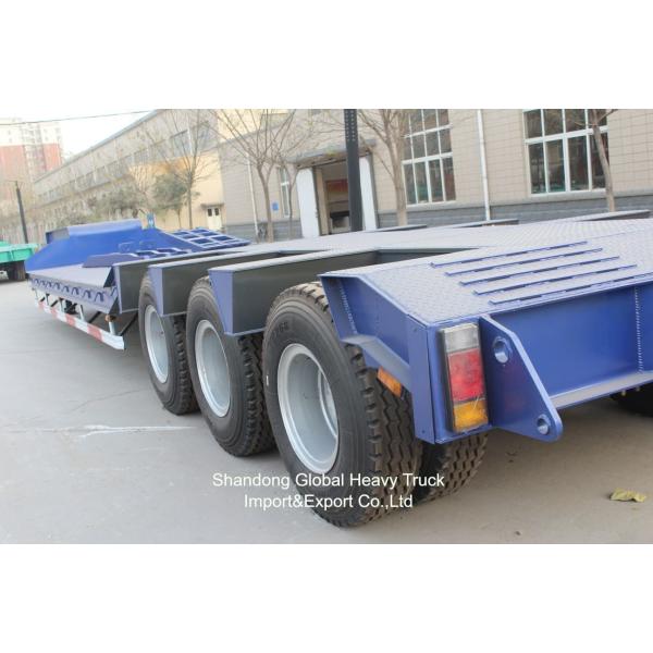 3 Axle 40ton 13.45m Wabco BPW Axles Air Suspension Flatbed Semi Trailer