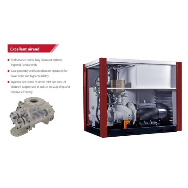 ISO8573 Class 0 Certified Oil-flooded Screw Air Compressor for Glass Manufacturing