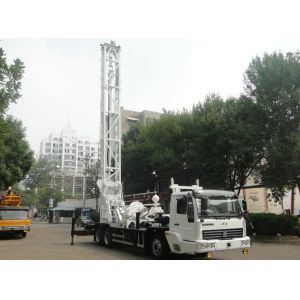 China BZC350ACZ Truck Mounted Water Well Drilling Rig Depth 300M Drilling Hole Diameter 500MM on sale