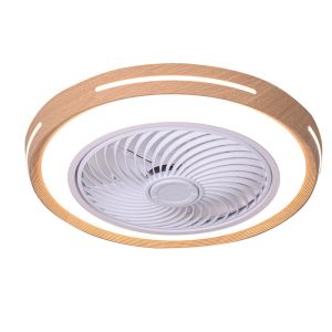 China Wholesale   New Bedroom Wood LED Ceiling Fan Lamp with Remote Control Home Decorative Lighting Fans Ceiling Fan with Light on sale