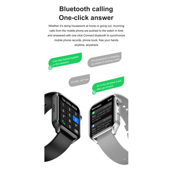 HK28 Smart Watch Bt Calling Women Music HD Screen Sport High Performance