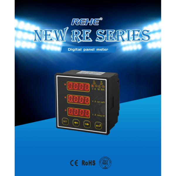 Hot-sale cheap new design RE series 96*96mm Three Phase LED Multi-function Power Meter