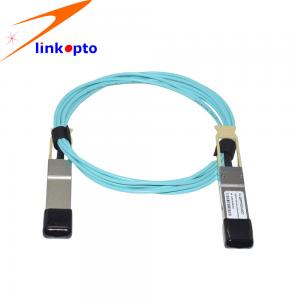 China HP Compatible 40gb Qsfp Cable , 5 Meter Optical Cable 40G QSFP+ To 4 X 10G SFP+ wholesale