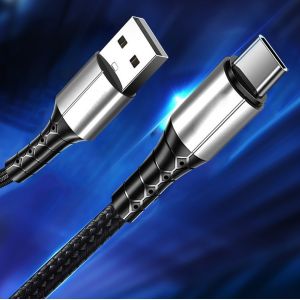China Huawei Xiaomi Samsung Extended Joint 1M 5A USB C Cable wholesale