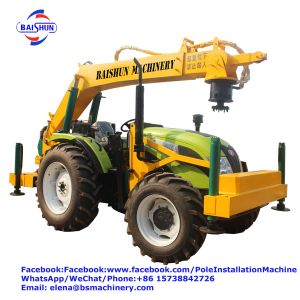 China Electric Power Excavator Post Hole Borer / Hydraulic Tractor Earth Auger wholesale