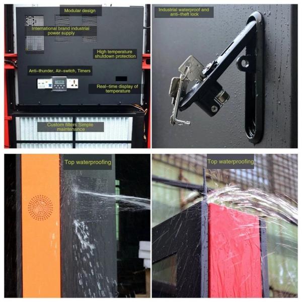 Sunlight Readable Outdoor Digital Display Screens 55 65 Inch Waterproof Ip65