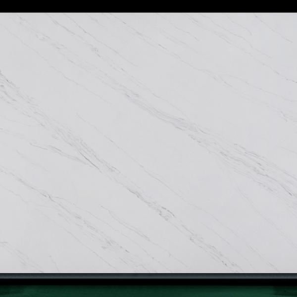 Customized Quartz Stone Slab For Bathroom Vanity Snow White Quartz Stone