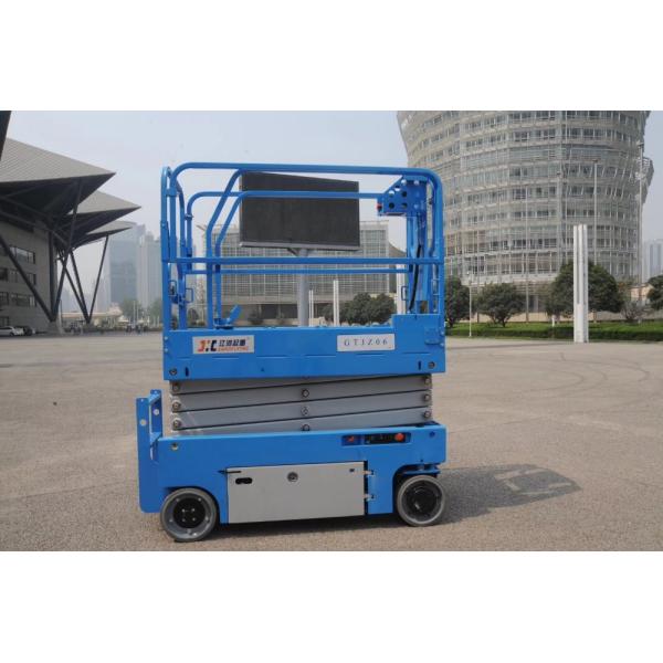 Aerial Work Automotive Electric Scissor Lift Tables Construction Application