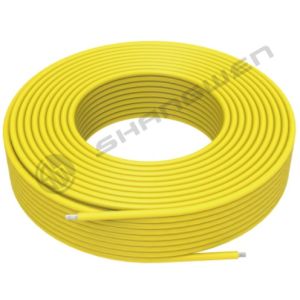 China Silicone Wire Power Cord 10 AWG Tinned Copper Standard High-Temperature Hookup 10 Gauge Yellow Flexible Wire 1 Conductor on sale