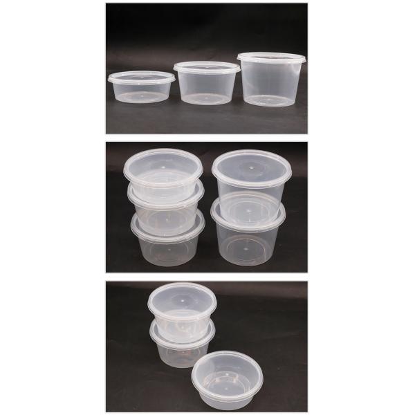 Disposable Deli Food Storage Containers Leakproof 8oz 12oz 16oz 32oz 64oz With Lids