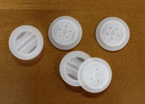 China Breathing Unilateral Coffee One Way Degassing Valve With 5 Holes / Micro Plastic One Way Valve wholesale