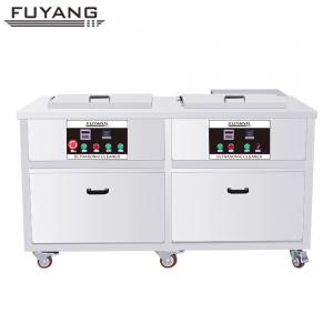 China Twin Tank 61L 40khz Ultrasonic Cleaner For Aircrafts Parts Marine Engine Fuel Systems Pump Parts on sale